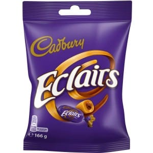 Cadbury Chocolate Eclairs 166g