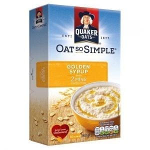 Quaker Oats So Simple Golden Syrup 10x36g 360g