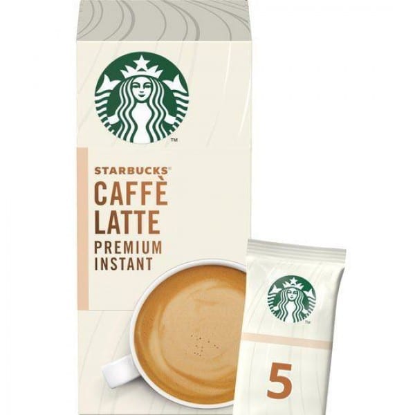 Starbucks Caffé Latte Premium Instant Smooth & Creamy 5x14g