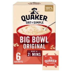 Quaker Oat So Simple Big Bowl Original 231g
