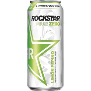 Rockstar Pure Zero Limon Pepino 473 ml