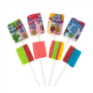 Top Pops Assorted Flavour Taffy Pops 10 g