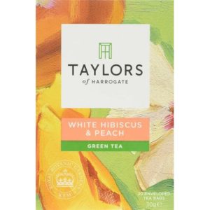 Taylors of Harrogate White Hibiscus & Peach Green Tea 20 ks 30 g