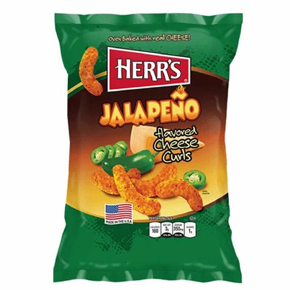 Herr’s Jalapeňo Cheese Curls 198,5 g