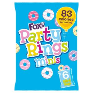 Fox’s Party Ring Minis 6 x 21 g 126 g
