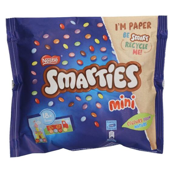 Smarties Mini Milk Chocolate Handout Bag 259 g