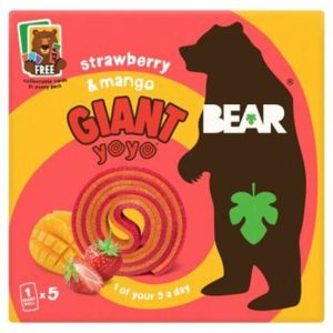 Bear Giant Yoyo Strawberry & Mango 100 g