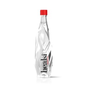 Healsi Natural Mineral Water Sparkling 850 ml Red Glass
