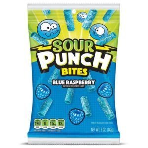 Sour Punch Bites Blue Raspberry 142 g