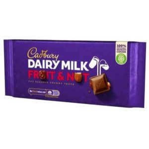 Cadbury Dairy Milk Fruit & Nut 180 g