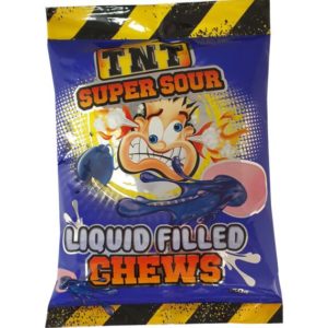 TNT Super Sour Liquid Filled Chews 150 g