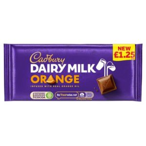Cadbury Dairy Milk Orange PM 95 g