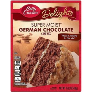 Betty Crocker Super Moist German Chocolate Cake Mix 432 g