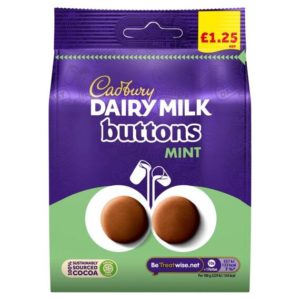Cadbury Mint Buttons PM 95 g