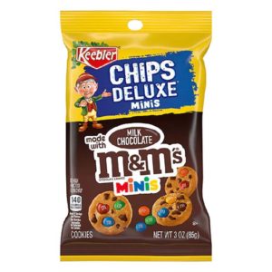 Keebler Chips Deluxe Bite Size Cookies M&M’s Minis 85 g