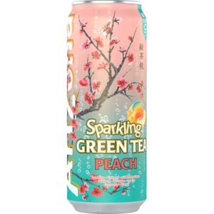 Arizona Sparkling Green Tea Peach Slim Can 330 ml