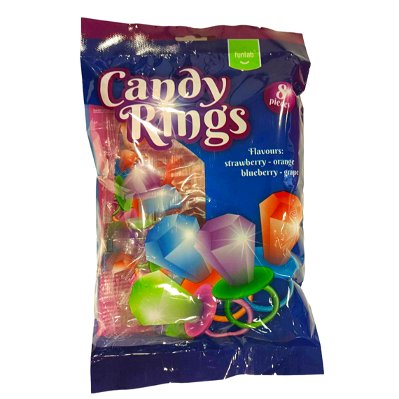 FunLab Ring Candy 8 x 10,5 g